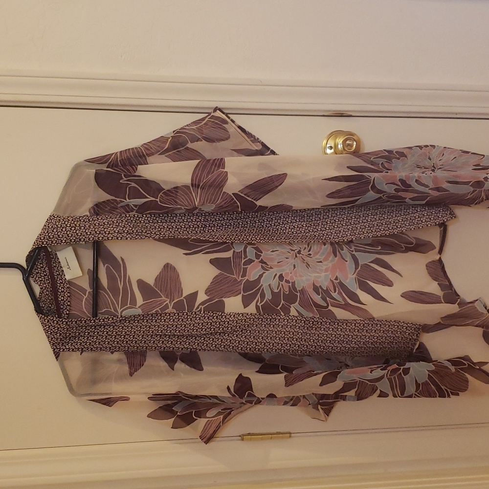 Anthropologie Elevenses kimono cover up